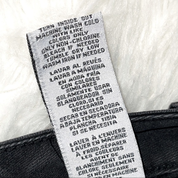 Boutique Ripped Fray Bottom Black & White side stripes Skinnies - Picture 13 of 14